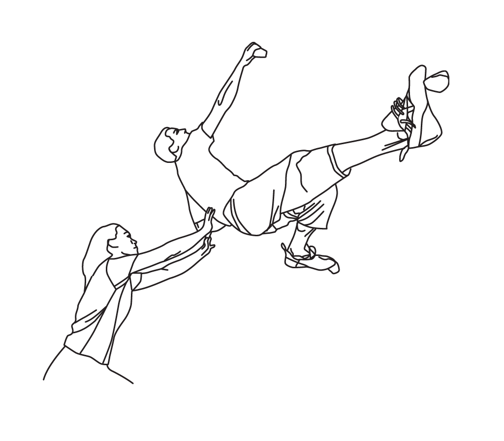 Spottning av en klättrare